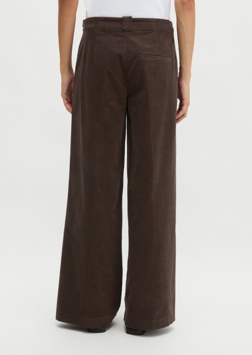 Margo Wide-Leg Pants — Brown