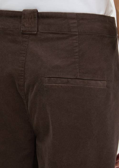Margo Wide-Leg Pants Brown in detail view