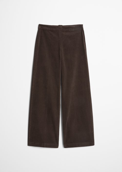 Margo Wide-Leg Pants — Brown