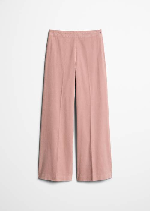 Margo Wide-Leg Pants Dusty Mauve in isolated view without model