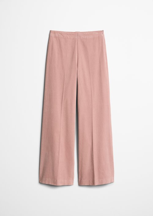 Margo Wide-Leg Pants — Dusty Mauve