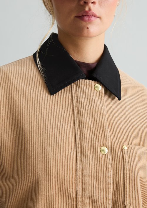 Relaxed-Fit Corduroy Barn Jacket — Sandpaper