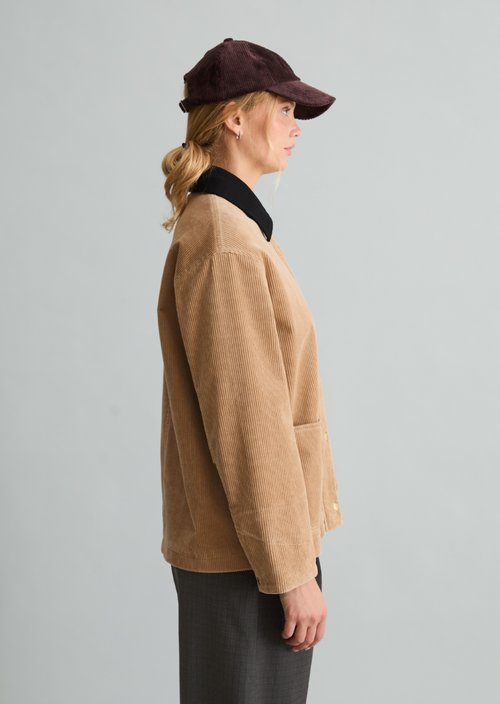 Relaxed-Fit Corduroy Barn Jacket — Sandpaper