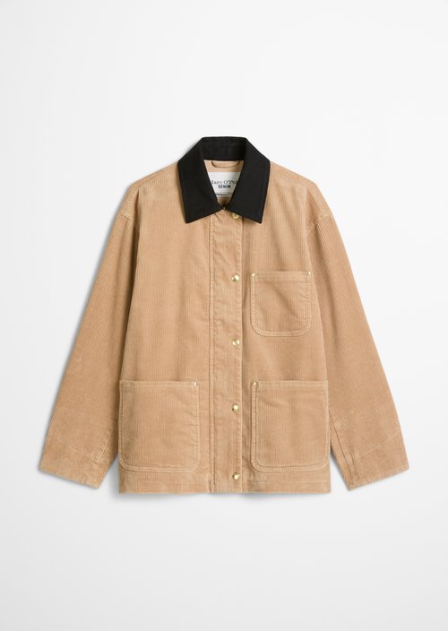 Relaxed-Fit Corduroy Barn Jacket — Sandpaper