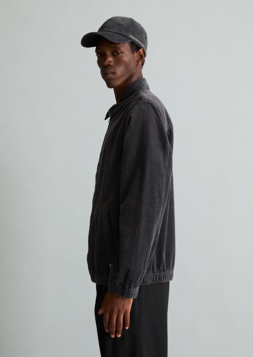 Regular-Fit Corduroy Overshirt — Light Graphite