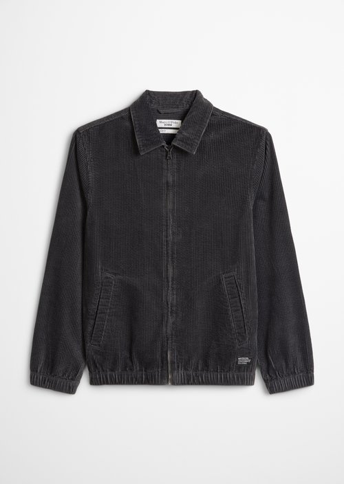 Regular-Fit Corduroy Overshirt — Light Graphite