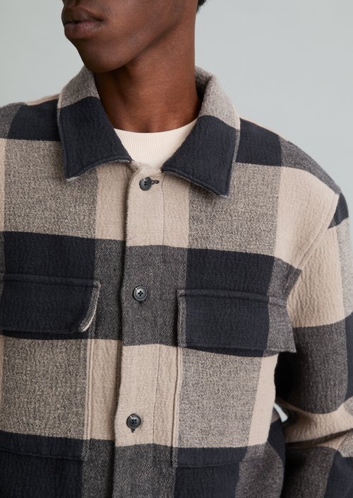 Regular-Fit Overshirt — Medium Brown