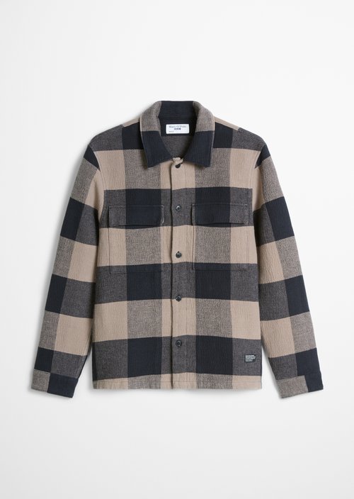 Regular-Fit Overshirt — Medium Brown