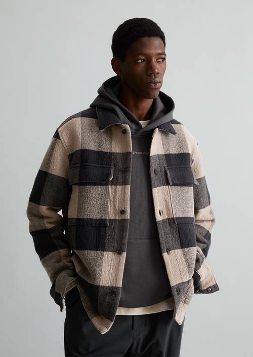 Overshirt regular Medium Brown in Frontalansicht