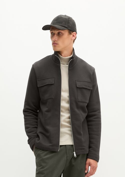 Regular-Fit Sweatshirt Jacket — Wooden Earth