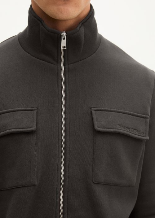 Regular-Fit Sweatshirt Jacket — Wooden Earth