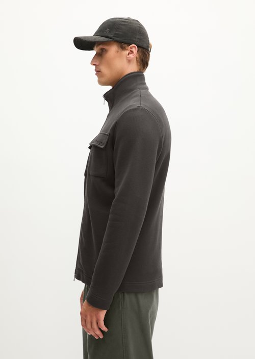 Regular-Fit Sweatshirt Jacket — Wooden Earth