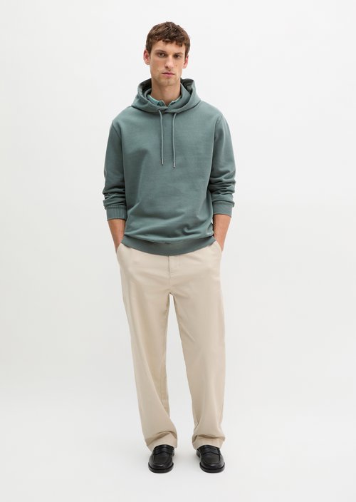 Hooded sweatshirt regular garment-dyed — Skipping Stone