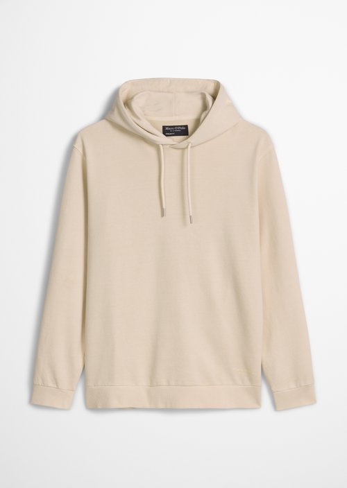 Hooded sweatshirt regular garment-dyed — Light Oat