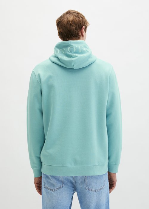 Hooded sweatshirt regular garment-dyed — Midnight Moss
