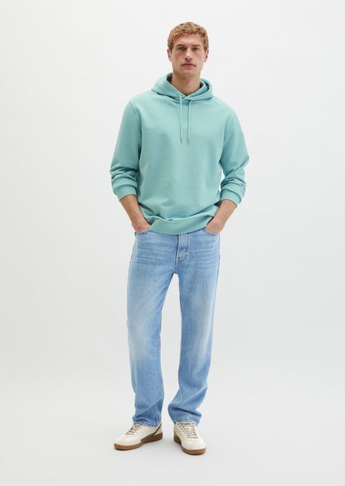 Hooded sweatshirt regular garment-dyed — Midnight Moss