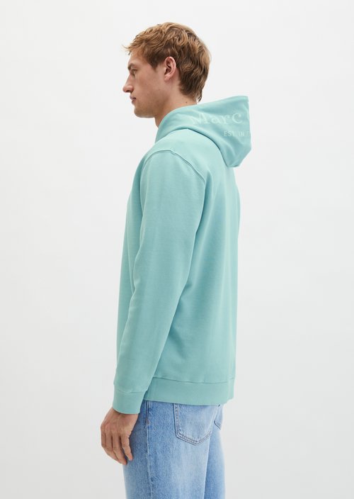 Hooded sweatshirt regular garment-dyed — Midnight Moss