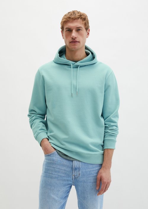 Hooded sweatshirt regular garment-dyed — Midnight Moss