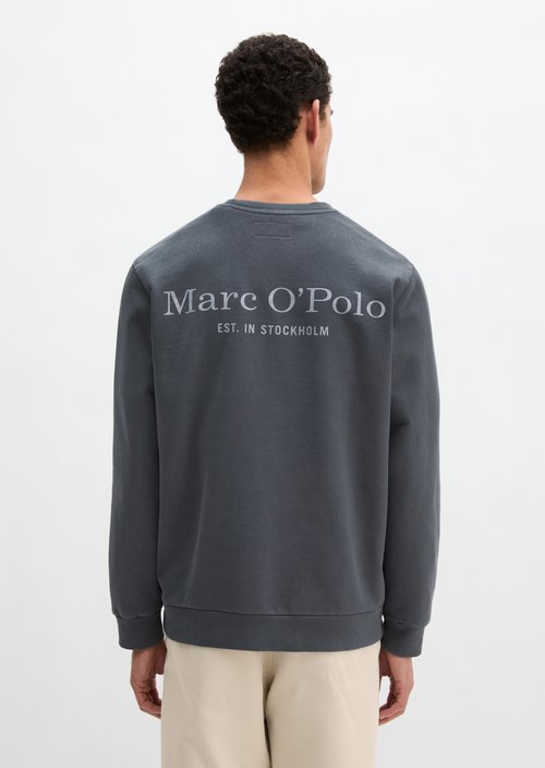 Sweatshirt regular garment-dyed — Grey Morn (alternate view)