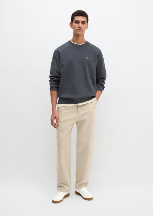 Sweatshirt regular garment-dyed — Grey Morn