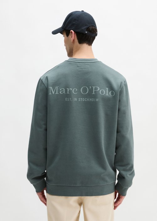 Sweatshirt regular garment-dyed — Skipping Stone (alternate view)