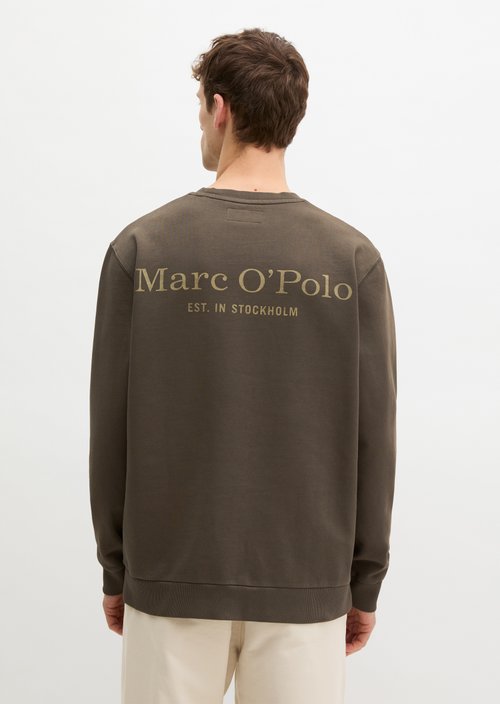 Sweatshirt regular garment-dyed — Dark Nickle (alternate view)