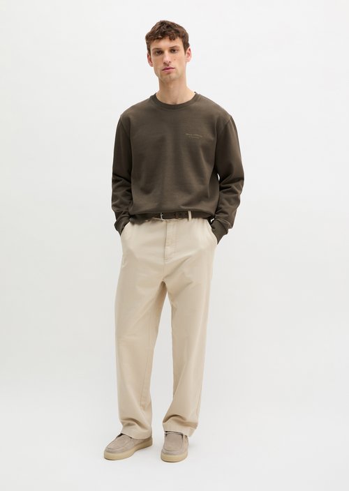 Sweatshirt regular garment-dyed — Dark Nickle