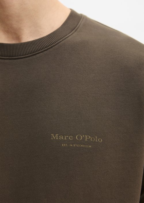 Sweatshirt regular garment-dyed — Dark Nickle