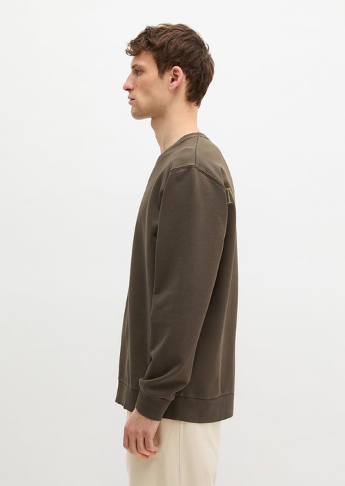 Sweatshirt regular garment-dyed — Dark Nickle