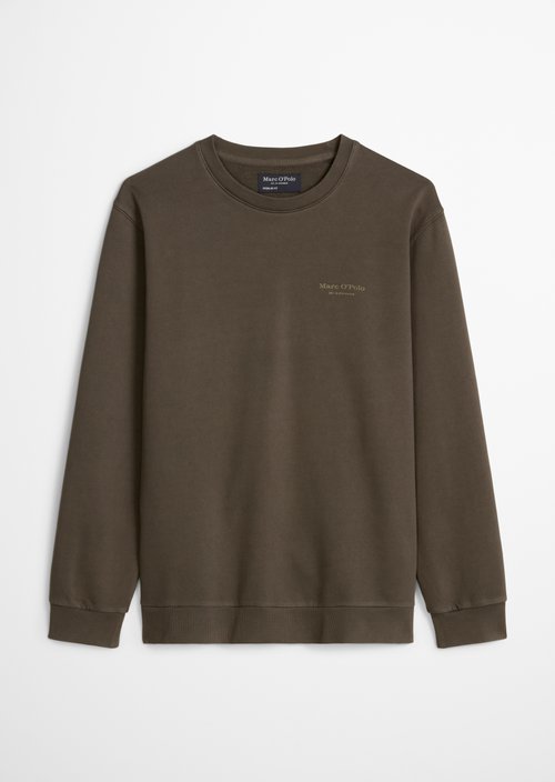 Sweatshirt regular garment-dyed — Dark Nickle