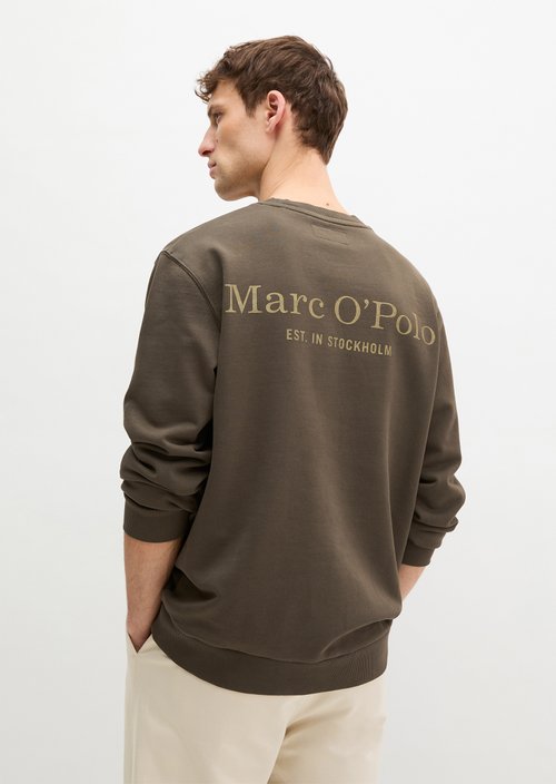 Sweatshirt regular garment-dyed — Dark Nickle