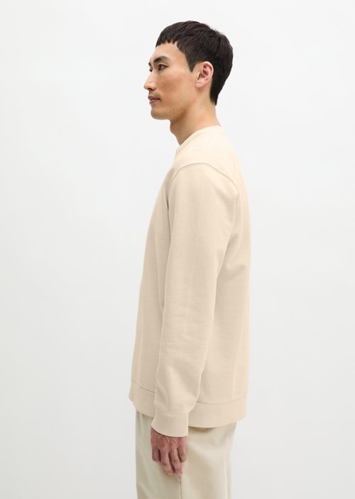 Sweatshirt regular garment-dyed — Light Oat