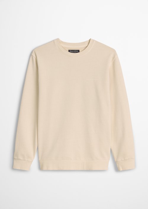 Sweatshirt regular garment-dyed — Light Oat