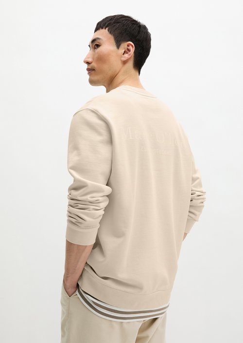 Sweatshirt regular garment-dyed — Light Oat