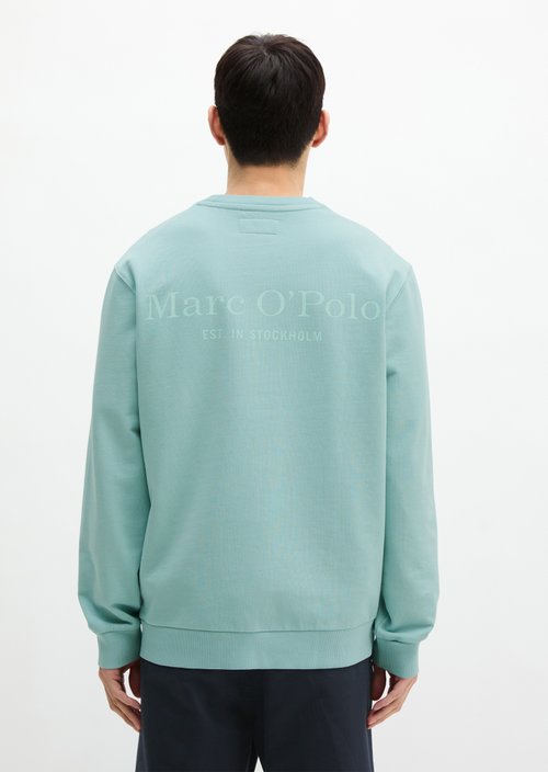 Sweatshirt regular garment-dyed — Midnight Moss (alternate view)
