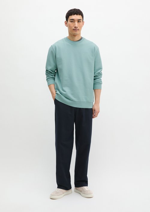 Sweatshirt regular garment-dyed — Midnight Moss