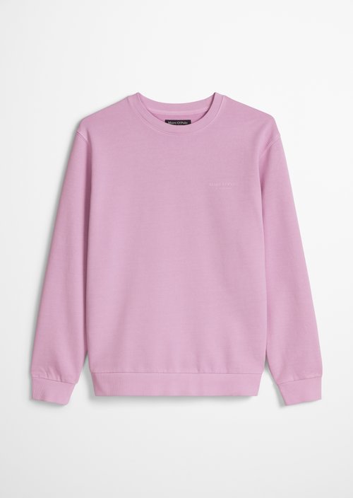 Sweatshirt regular garment-dyed — Scattered Orchid
