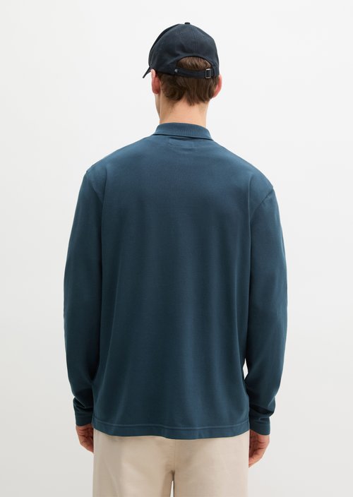 Piqué regular polo shirt — Dark Navy