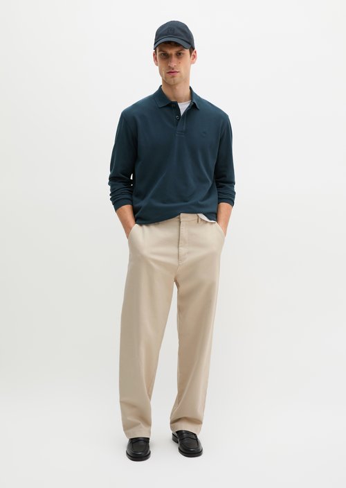 Piqué regular polo shirt — Dark Navy