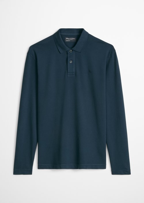 Piqué regular polo shirt — Dark Navy