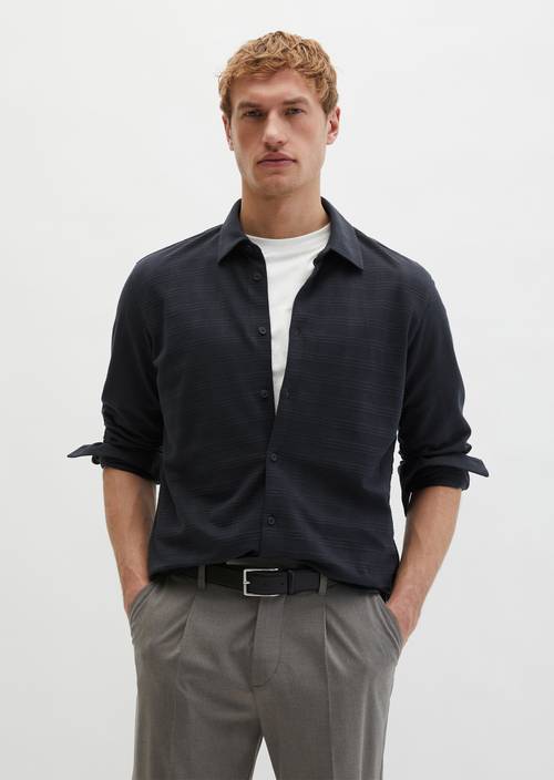 DfC shirt regular Dark Navy in vooraanzicht