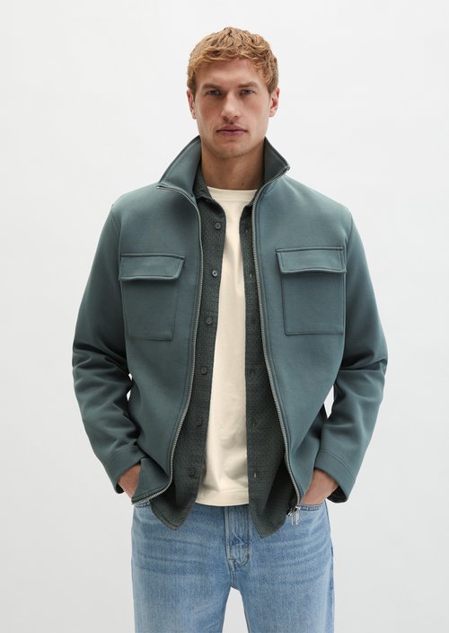 Zipper sweat jacket — Skipping Stone