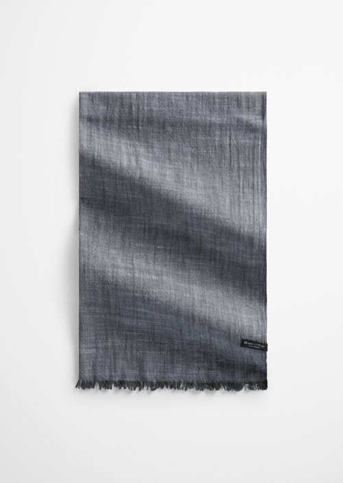 Marc O'Polo Sjaal, Heren, grijs, , 75% Wol, 25% Polyamide