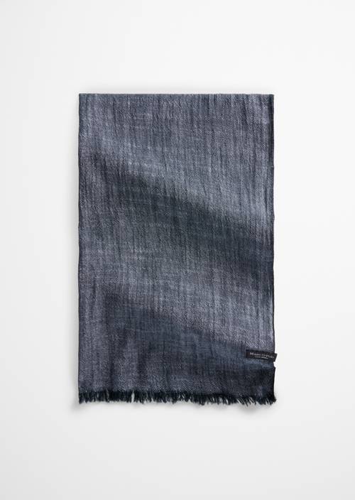 Sjaal Dark Navy in vooraanzicht