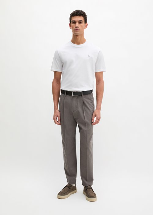 Dreierpack Rundhals-T-Shirts regular — White