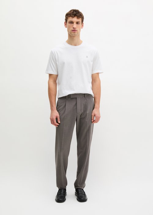 Double pack of regular round neck T-shirts — White