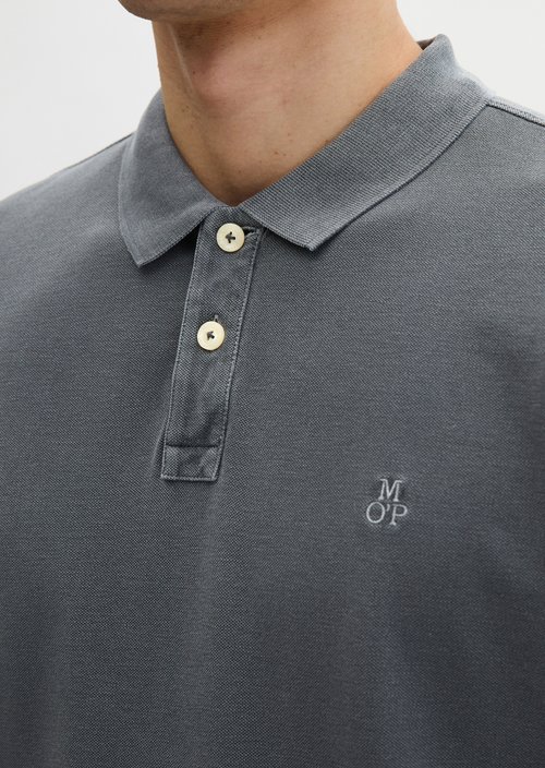 Piqué regular polo shirt — Grey Morn