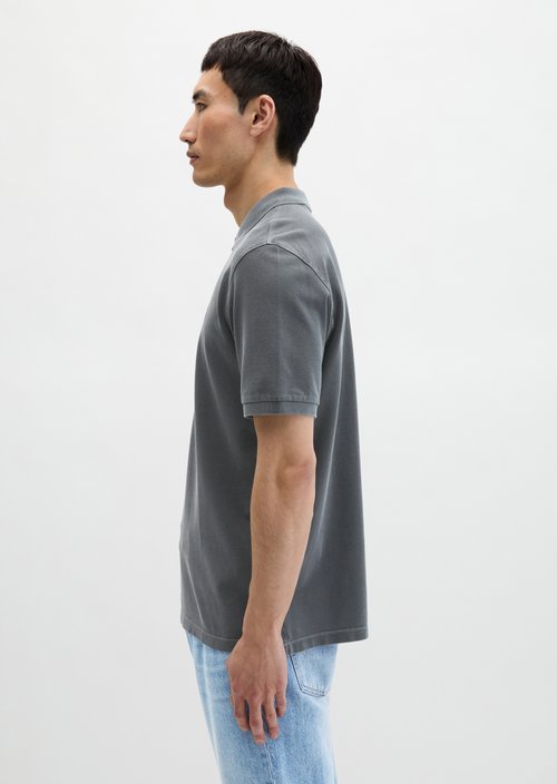 Piqué regular polo shirt — Grey Morn