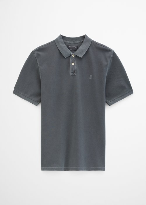 Piqué regular polo shirt — Grey Morn