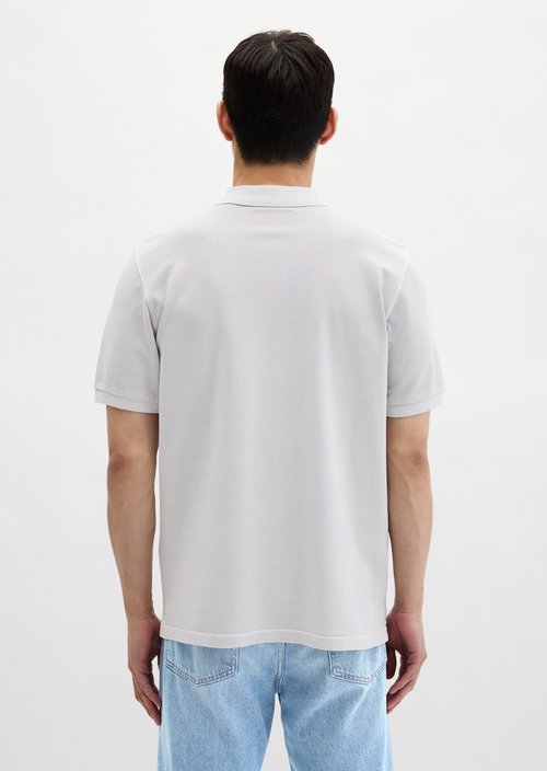 Piqué regular polo shirt — Concrete Clay